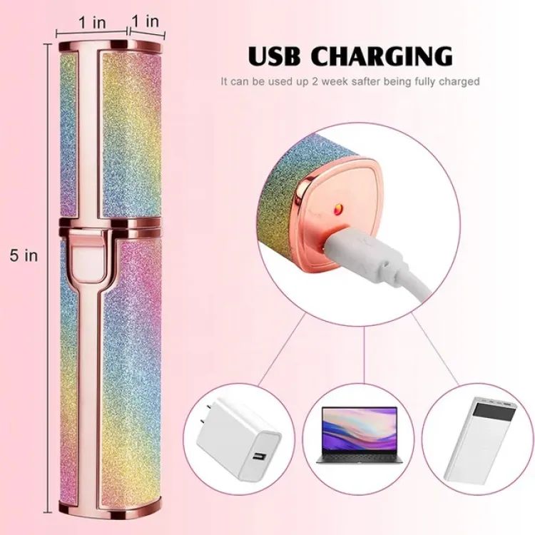 2 IN 1 EYEBROW & FACIAL HAIR TRIMMER
