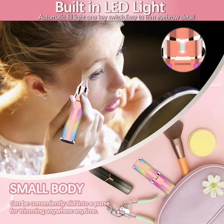 2 IN 1 EYEBROW & FACIAL HAIR TRIMMER