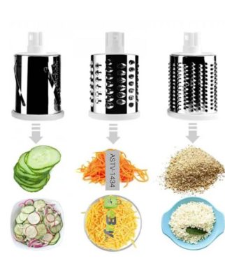 3 In 1 Drum Manual Vegetable Slicer