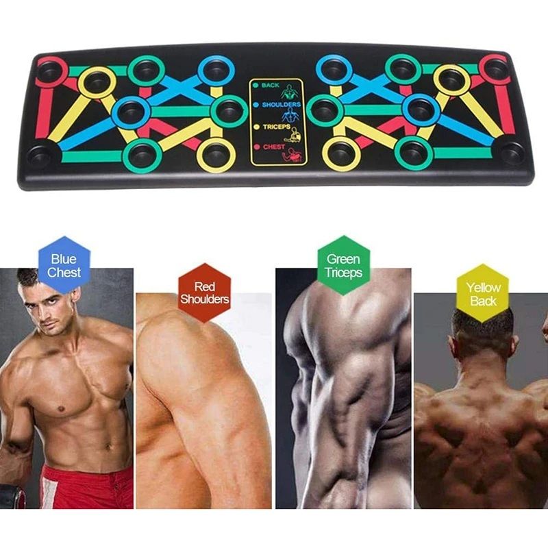 9 IN 1 Push Up Rack Board System Comprehensive Fitness Exercise Workout Pushup Stands 9 IN 1 Push Up Rack Board System Comprehensive Fitness Exercise Workout Pushup Stands