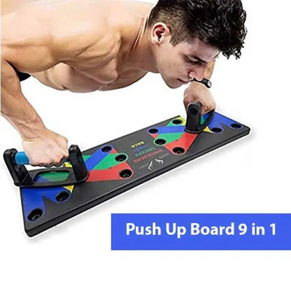 9 IN 1 Push Up Rack Board System Comprehensive Fitness Exercise Workout Pushup Stands 9 IN 1 Push Up Rack Board System Comprehensive Fitness Exercise Workout Pushup Stands