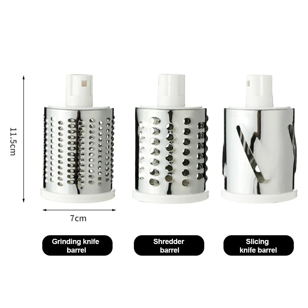 3 In 1 Drum Manual Vegetable Slicer