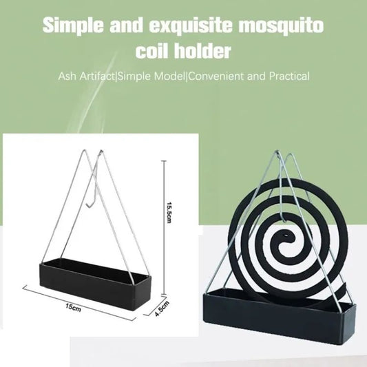 Iron Mosquito Coil Holder Stable Triangular Fireproof