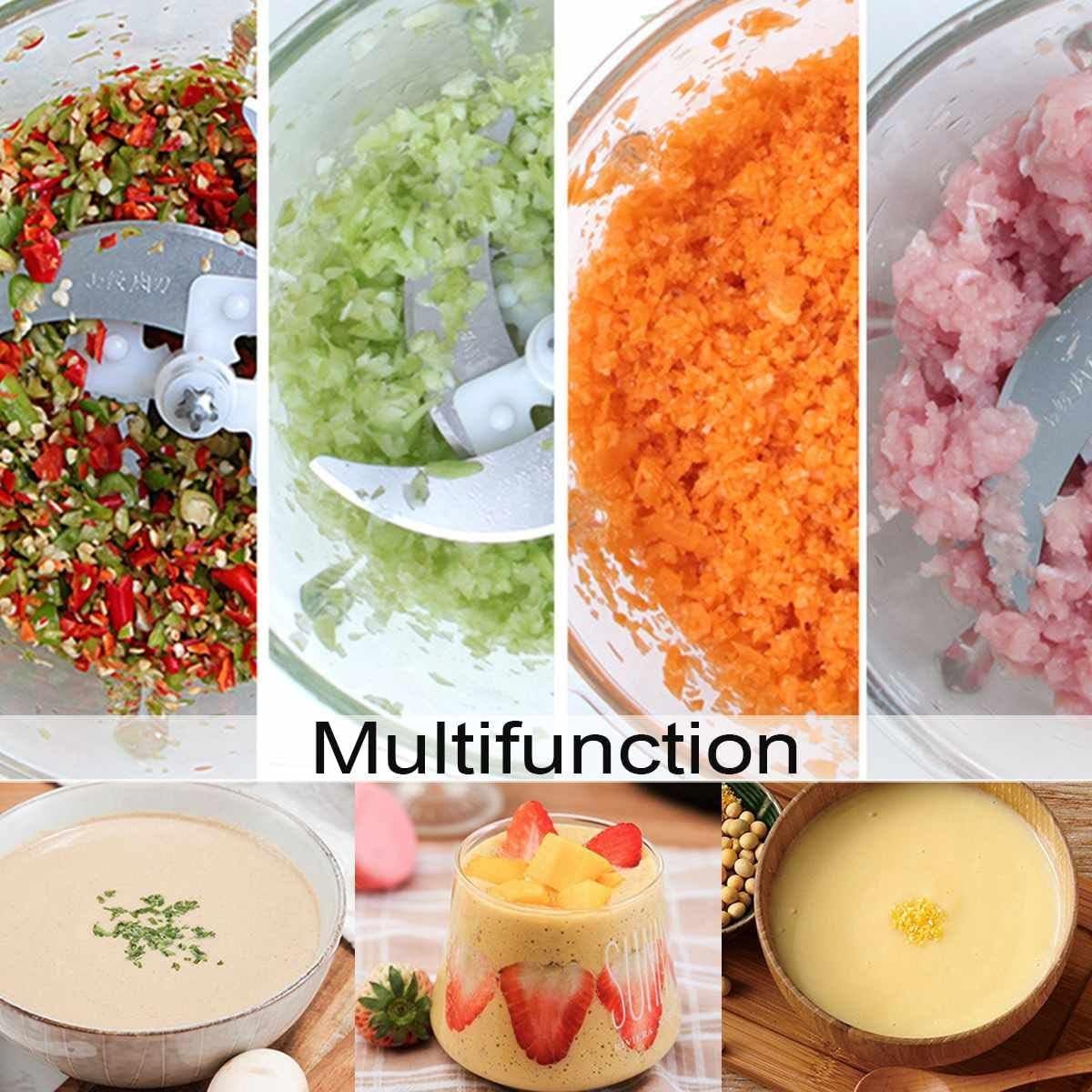 Electric Meat Grinder Chopper Stainless Steel Sharpe Blades 4Pcs Copper