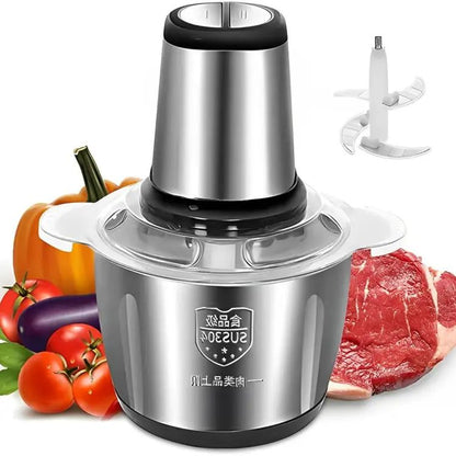 Electric Meat Grinder Chopper Stainless Steel Sharpe Blades 4Pcs Copper
