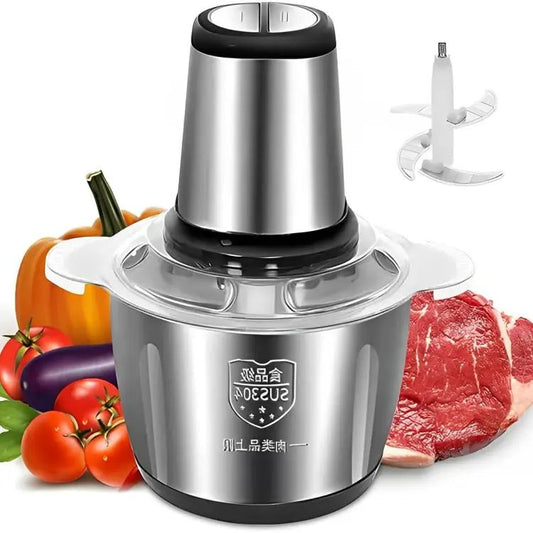 Electric Meat Grinder Chopper Stainless Steel Sharpe Blades 4Pcs Copper