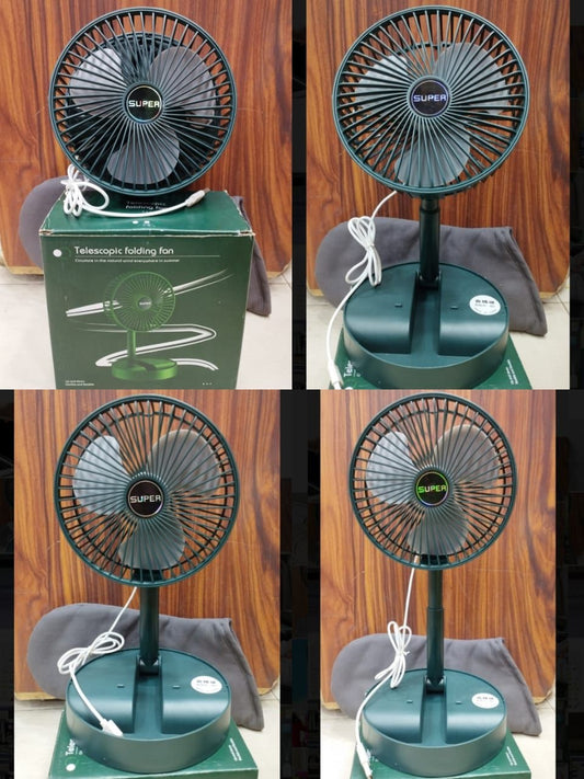 Portable Electric Mini Fan Foldable Rechargelable Telescopic Fan