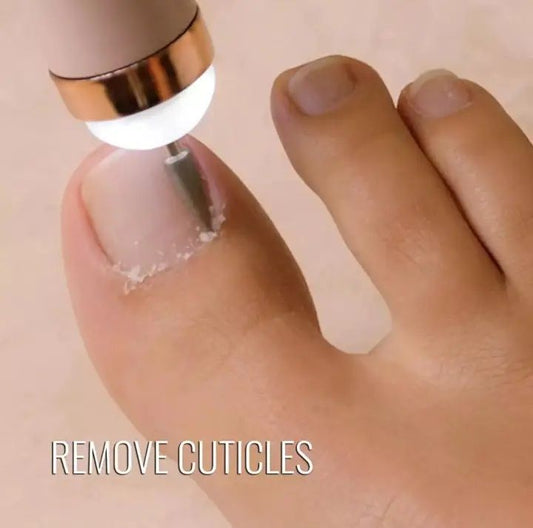 Rechargeable Flawless Salon Nail Finishing Touch Electric Nail