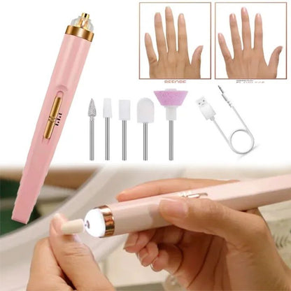 Rechargeable Flawless Salon Nail Finishing Touch Electric Nail