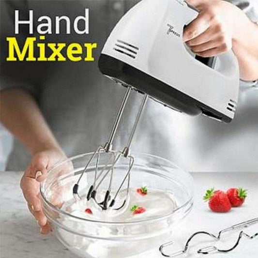 Scarlett Model He-133 Super Hand Mixer 7 Speed Batter Mixer, White